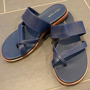 Cole Haan Deep Blue Slide Sandals